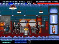 une photo d'Ã©cran de T2 - The Arcade Game sur Sega Megadrive